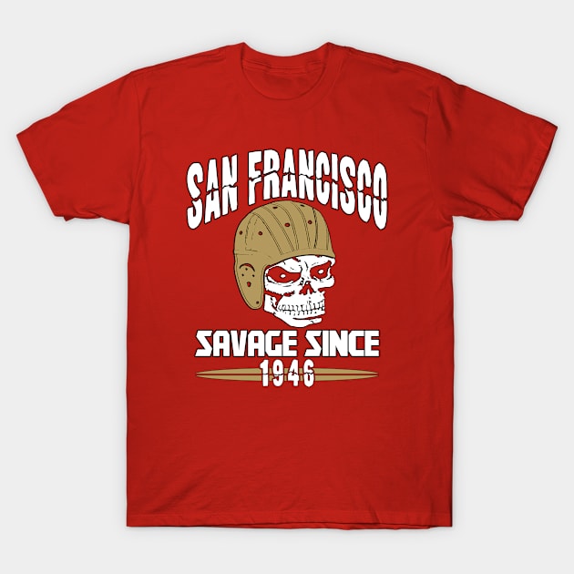 San Francisco Pro Football - Classic Grunge T-Shirt by FFFM